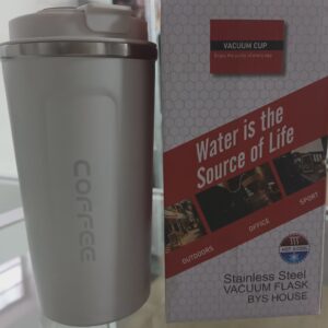 510ml stainless steel vacuum travel coffee mug pink 