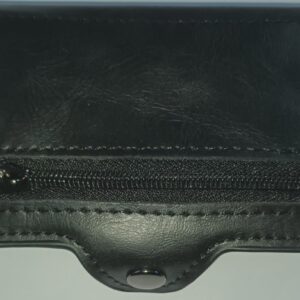 aluminum minimalist pop up wallet with coin case black wm15 002