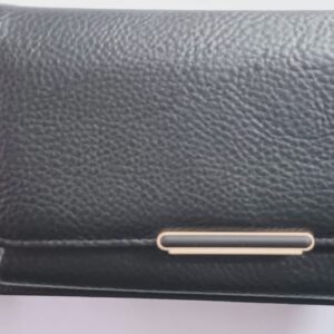 leather multi compartment crossbody bag black women 