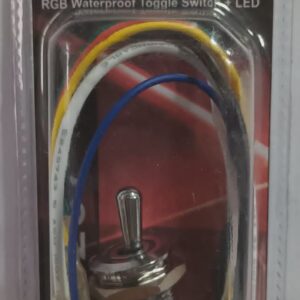 rgb waterproof toggle switch led wiring harness 12/24v 20a