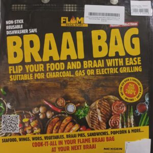 flame braai bag medium 300mm x 270mm