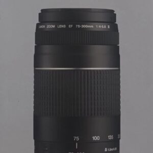 canon ef 75 300mm f4.0 5.6 iii lens zoom lens