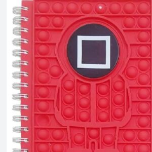 1 piece fidget squid games pop it notebook red circle a6 (105 mm x 148 mm) 