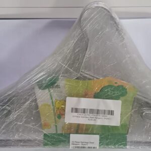 10 piece stainless steel hangers style c 