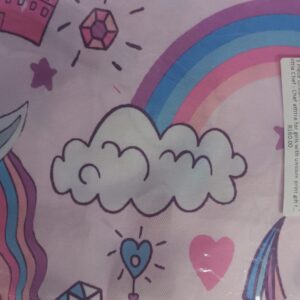 3 piece unicorn print apron baking hat oven glove for a little chef chef attitre for girls with unicorn print gift for birthday christmas special occasions