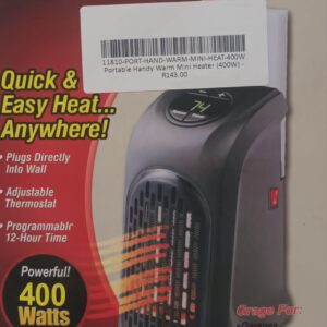 portable handy warm mini heater (400w)