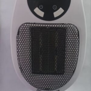 smart wall electric space heater with remote black led display. winter season. warm.