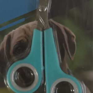 pet small scissor nail clipper trimmer dog cat turquoise 