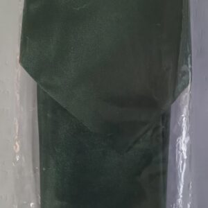 tie forest green silk 