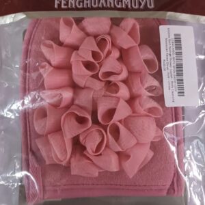 msglitz bath sponge shower loofah body cleansing moroccan kessa glove pink unisex 