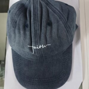 faith embroidered vintage washed cap 