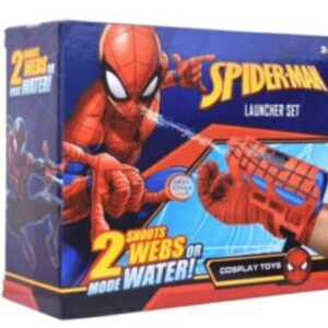 spider man launcher set blaster webs water kids web and water launcher spider man set