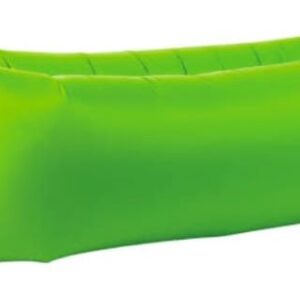 inflatable nylon air lounger with carry bag 190cm green outdoor camping picnic hiking concert party festive beach summer lounger pool float festivals