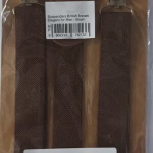 suspenders british braces elegant for men brown unisex 