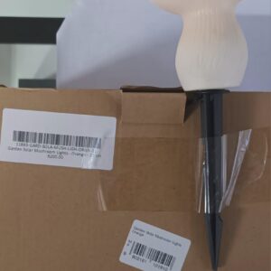 garden solar mushroom lights colour mixture 21 cm 