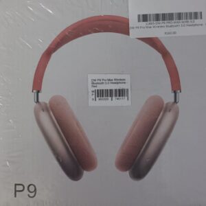 dw p9 pro max wireless bluetooth 5.0 headphone red 