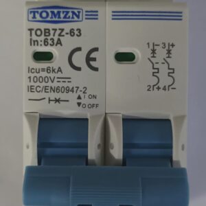 tomzn 1000v solar mini circuit breaker mcb 63a dc mcb for pv system 2p dc mcb tomzn 1000v solar mini circuit breaker 63a dc mcb for pv system
