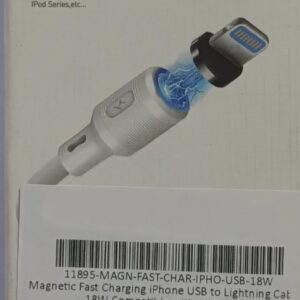 magnetic fast charging iphone usb to lightning cable 18w compatible with all models