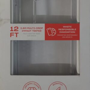 clear cover for samsung galaxy s23 clear tech21 3.6m multi drop protection slim design scratch resistant