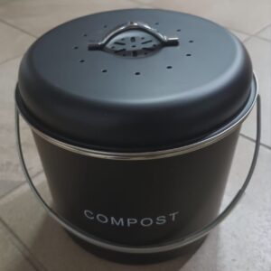 kitchen compost bin 6 l liquorice 