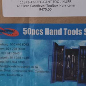 43 piece cantilever toolbox hurricane