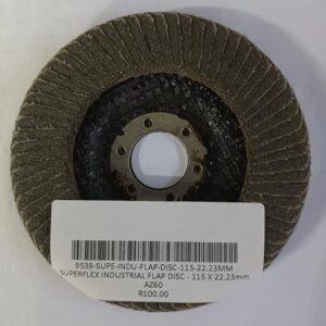 superflex industrial flap disc 115 x 22.23mm az60