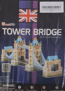cubic fun tower bridge uk 41 piece 3d puzzle 