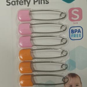 pigeon baby safety pins 9 pack secure durable for baby clothing secure and rust resistant safety pins ideal for fastening baby clothes nappies and accessories.