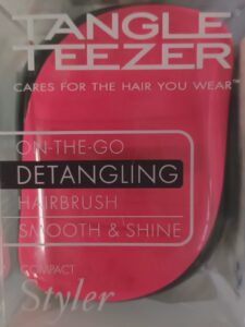 tangle teezer compact styler black pink