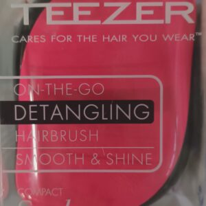 tangle teezer compact styler black pink