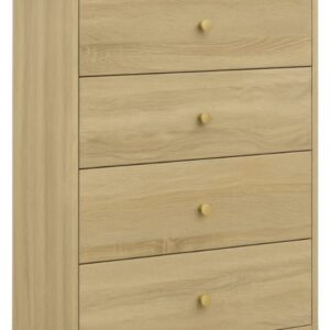 4 drawer dresser chest of drawers organizer in light brown