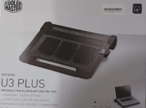 cooler master notepal u3 plus 19" notebook cooler bk