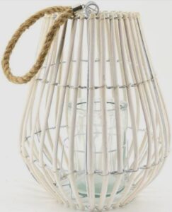 houzecomfort home decorative willow candle lantern with glass 
