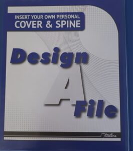 treeline design a file a4 2 d ring 25mm blue 