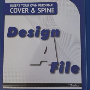 treeline design a file a4 2 d ring 25mm blue 