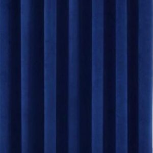 dream world stylist readymade eyelet curtain silky velvet blue 140 w x 240 l cm 