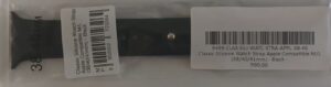 classic silicone watch strap apple compatible m/l (38/40/41mm) black 