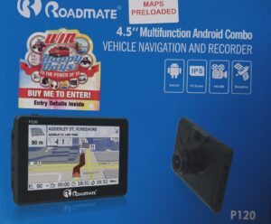 roadmate p120 4.3 gps black 