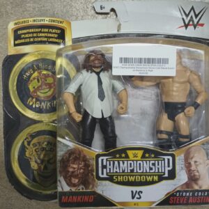 wwe championship showdown stone cold steve austin vs mankind 2 pack 