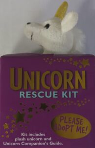 rescue kit unicorn with unicorn plush kit includes plush unicorn and unicorn companion s guide
