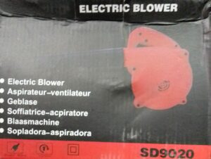 zatech electric blower with dust collector bag (sd9020) 