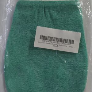 moroccan kessa exfoliating body glove green 