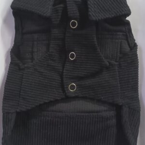 pet corduroy jacket black s 